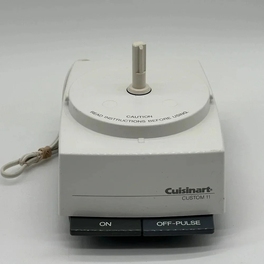 Cuisinart Custom 11 Food Processor Motor Base White DLC-8M Made in Japan